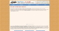 Desktop Screenshot of pennforestlumber.com